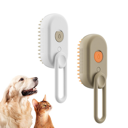 Cepillo A Vapor Para Mascota 3 En 1