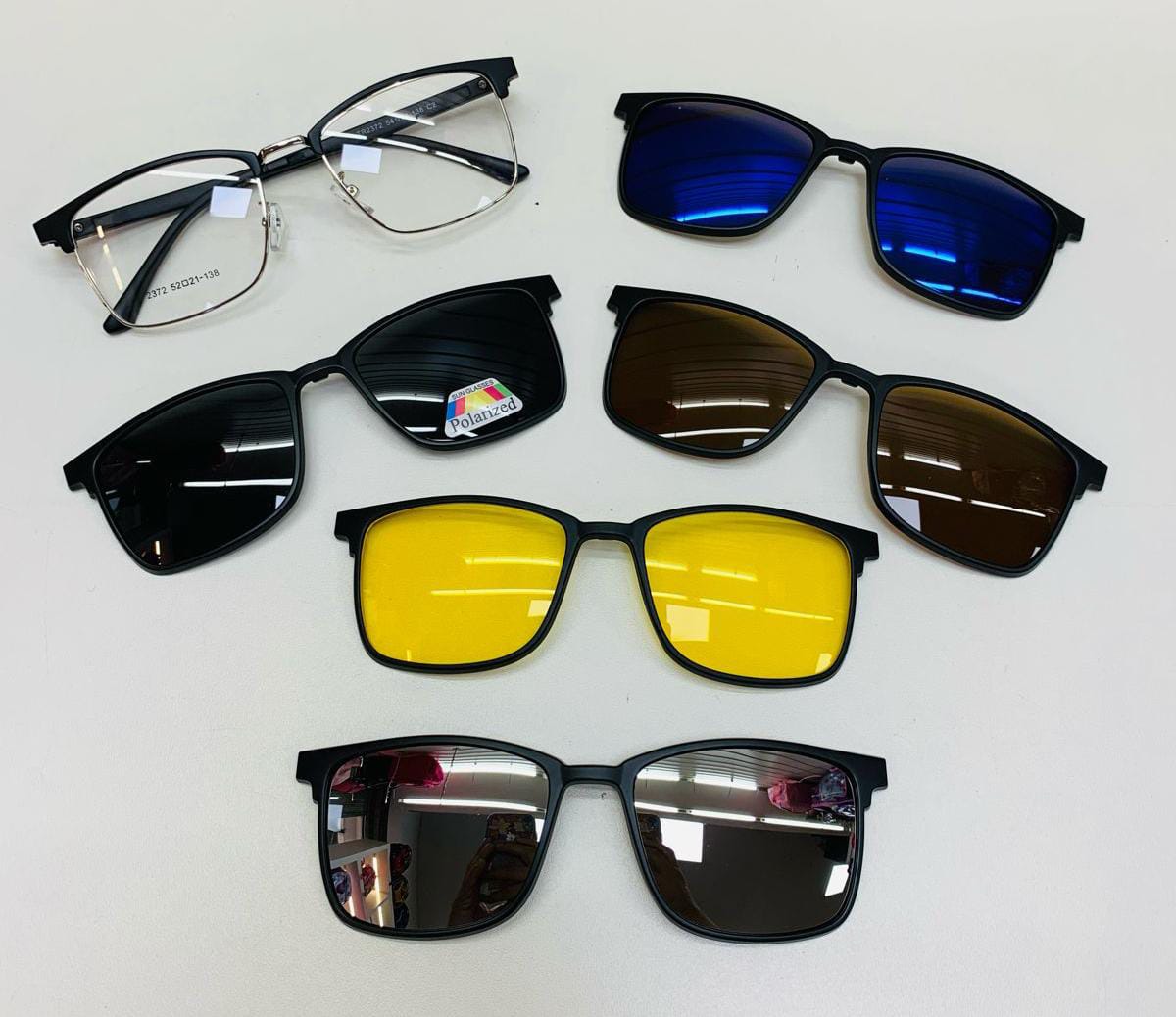 Lentes Clip On 6 En 1 Unisex