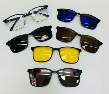 Lentes Clip On 6 En 1 Unisex