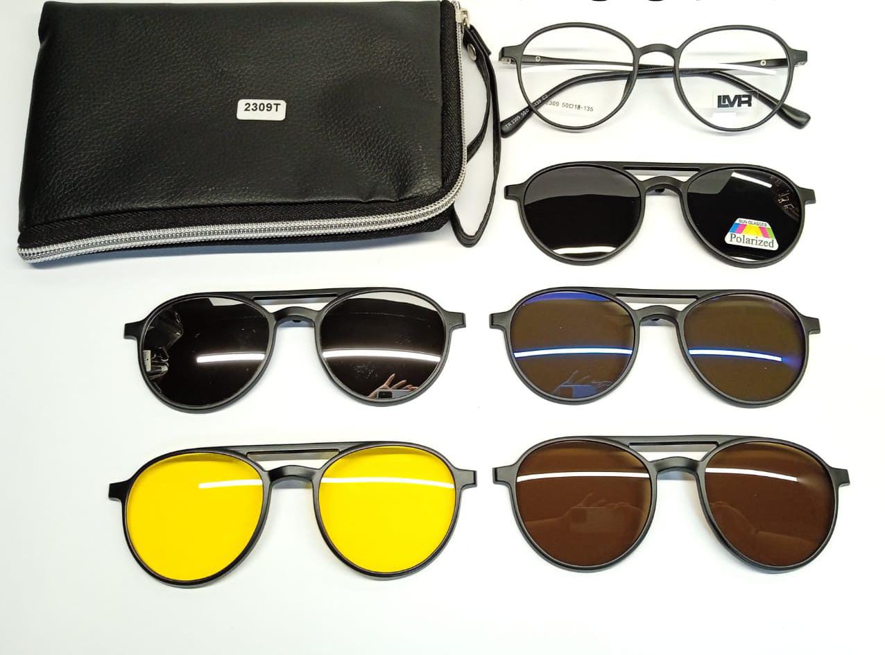 Lentes Clip On 6 En 1 Unisex