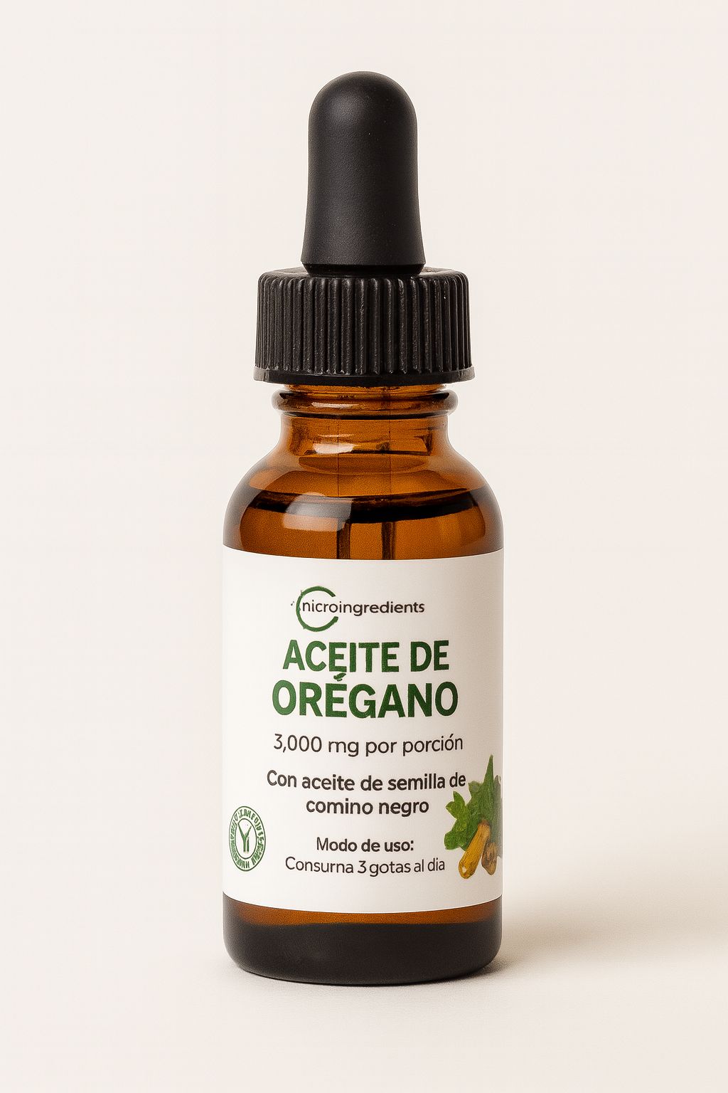 Aceite De Oregano 100% Natural
