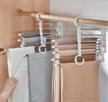 Percha Mágica Rebatible 5 en 1 - 2X1 Alta calidad