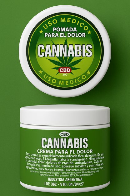 Crema de Cannabis para Aliviar el Dolor
