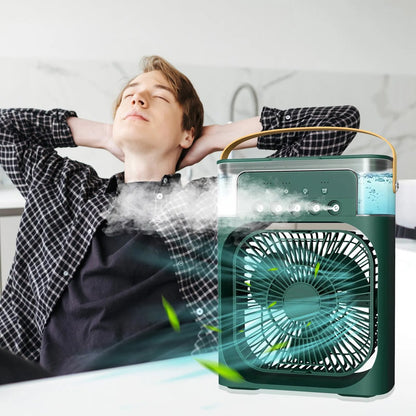 ventilador portátil a vapor