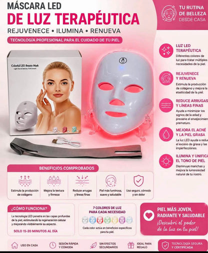 GlowSkin Mascarilla LED