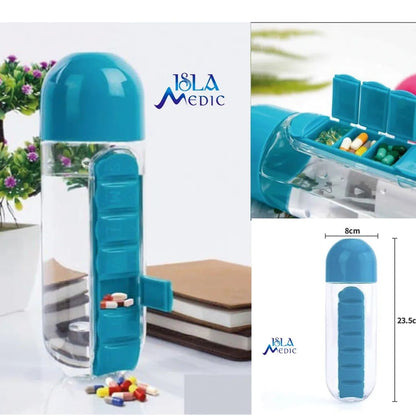 MedBottle: Practicidad y Salud, Todo en una Botella con Organizador