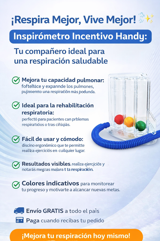 Ejercitador De Respiracion Pulmonar