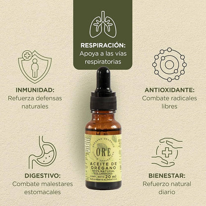 Aceite De Oregano 100% Natural
