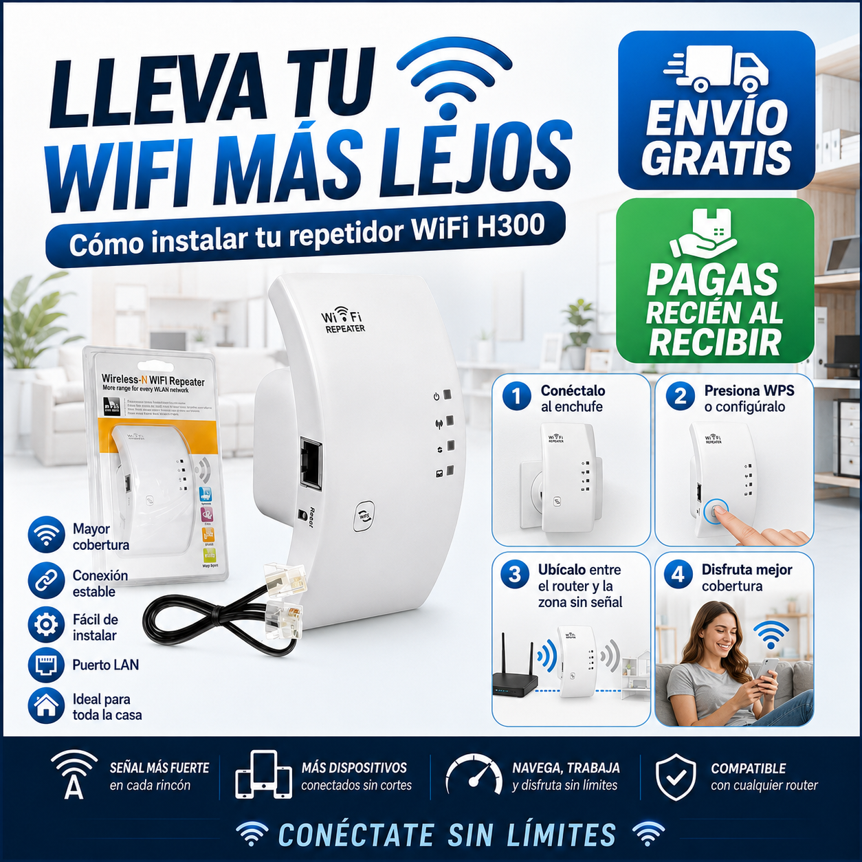 Repetidor WiFi H300