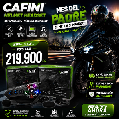 1 Auricular Cafini RGB ( Resistente al Agua )