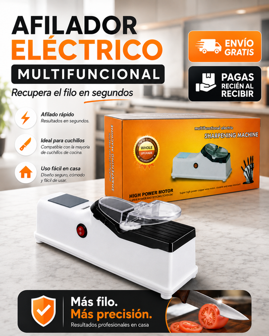 Afilador eléctrico multifuncional
