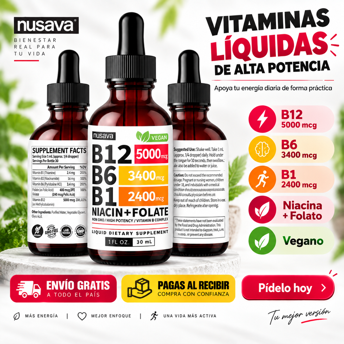 Nusava Vitamina B12 Complex