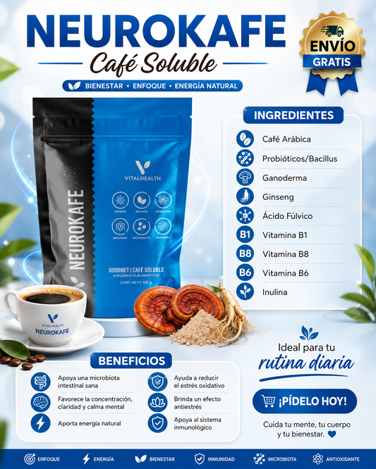 NEUROKAFE – Café Funcional para Enfoque y Digestión