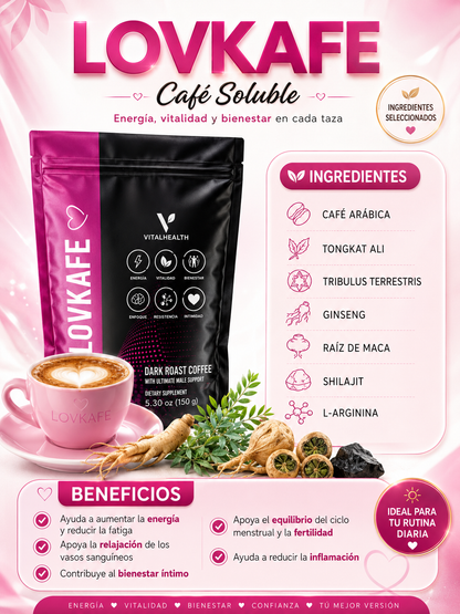 LOVKAFE – Café Funcional Energizante y Afrodisíaco