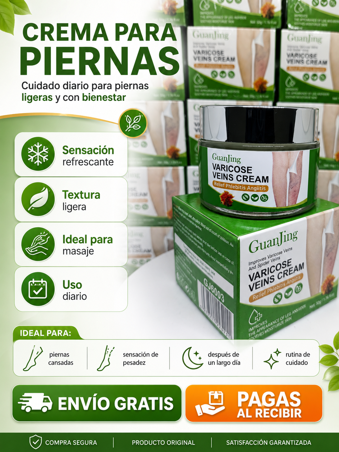 🍃 GuanJing Varicose Veins Cream™