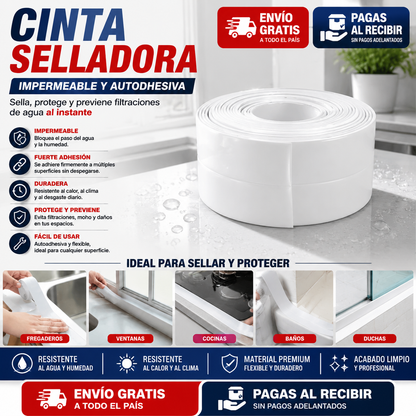 AquaShield Pro — Cinta Selladora Impermeable Antimoho ( 5 cm x 5 metros )
