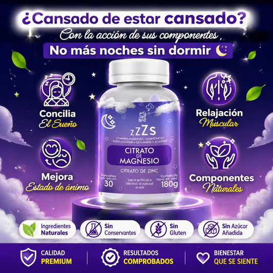 🌙 Gomitas para Dormir con Citrato de Magnesio