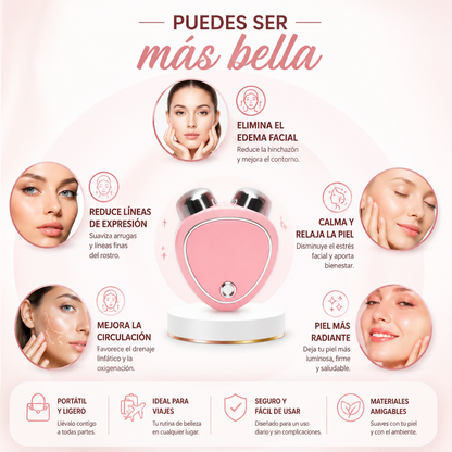 Masajeador Facial Corazón Portátil ✨💗