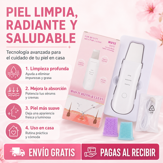 💎 SkinGlow 3D™ — Limpiador Facial Ultrasónico 3 en 1