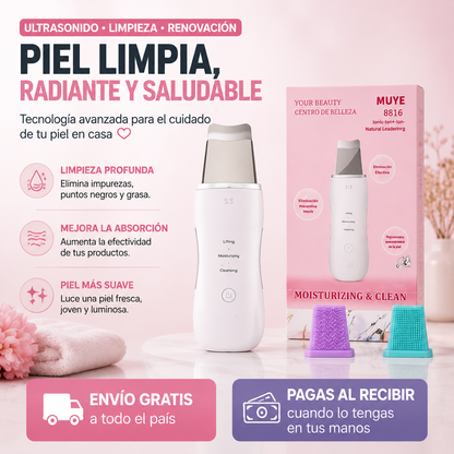 💎 SkinGlow 3D™ — Limpiador Facial Ultrasónico 3 en 1