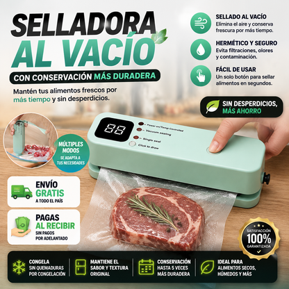 🥩 SELLADORA AL VACÍO PORTATIL ( MULTIUSO )