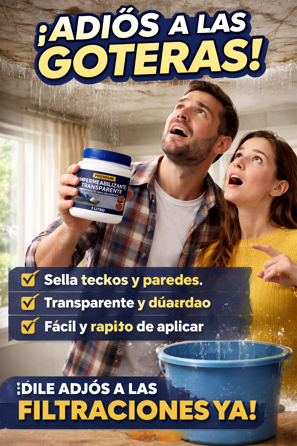 Sellador Multiusos - Impermeabilizante Cero Filtraciones