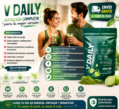 V-Daily – Multivitamínico en Polvo Todo en Uno