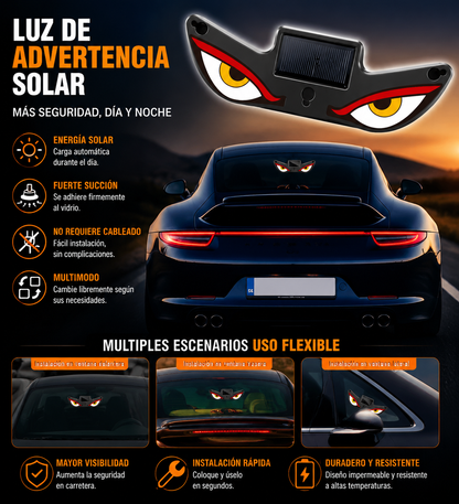 Demon Eyes Solar LED 🚗🔥