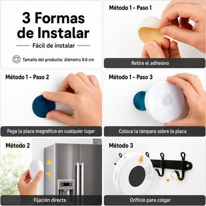 Lampara con sensor Kit x3 unidades