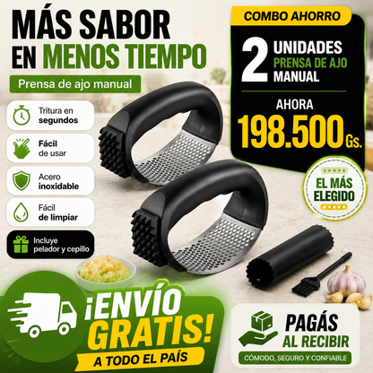 🧄 Prensa de Ajo Manual como 2 unidades