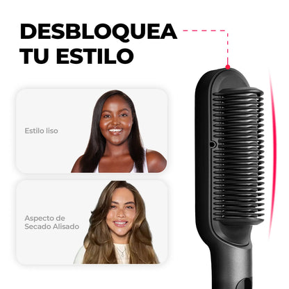 Cepillo Alisador de Pelo – Alisado Rápido y Sin Frizz