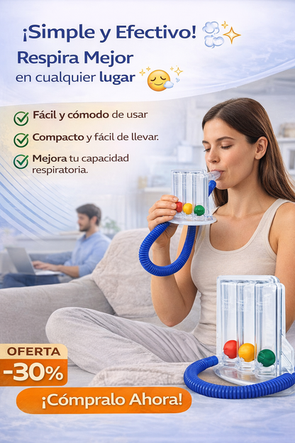 Ejercitador De Respiracion Pulmonar