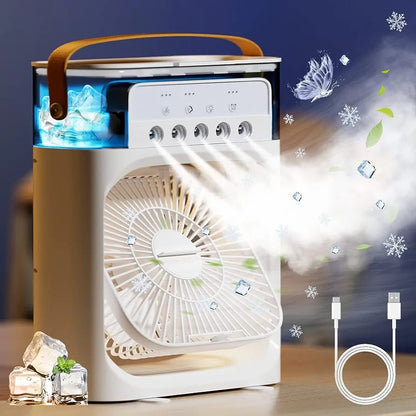 ventilador portátil a vapor